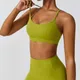 Women Crop Top Breathable Yoga Bra Women's underwear Push up Sports Top Shockproof Gym Workout Top