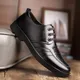 Leather Male Dress Shoes Man Casual Leather Shoes Business Mens Shoe Men Loafers England Flats