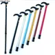 Adjustable Walking Stick 2 Section Stable Anti-Skid Crutch Old Man Hiking Cane