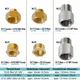 G1/2 Head to US / EU Standard Thread Head Pipe Fitting Converter Adapter (Male / Female G1/2 G3/8