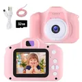 Mini Kid Camera Digital Camera Toys for Girls Boys 1080P HD Screen Music Playback Gaming 2 inch