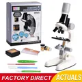 Zoom Children Microscope Biology Lab LED 1200x School Science Experiment Kit Education Scientific