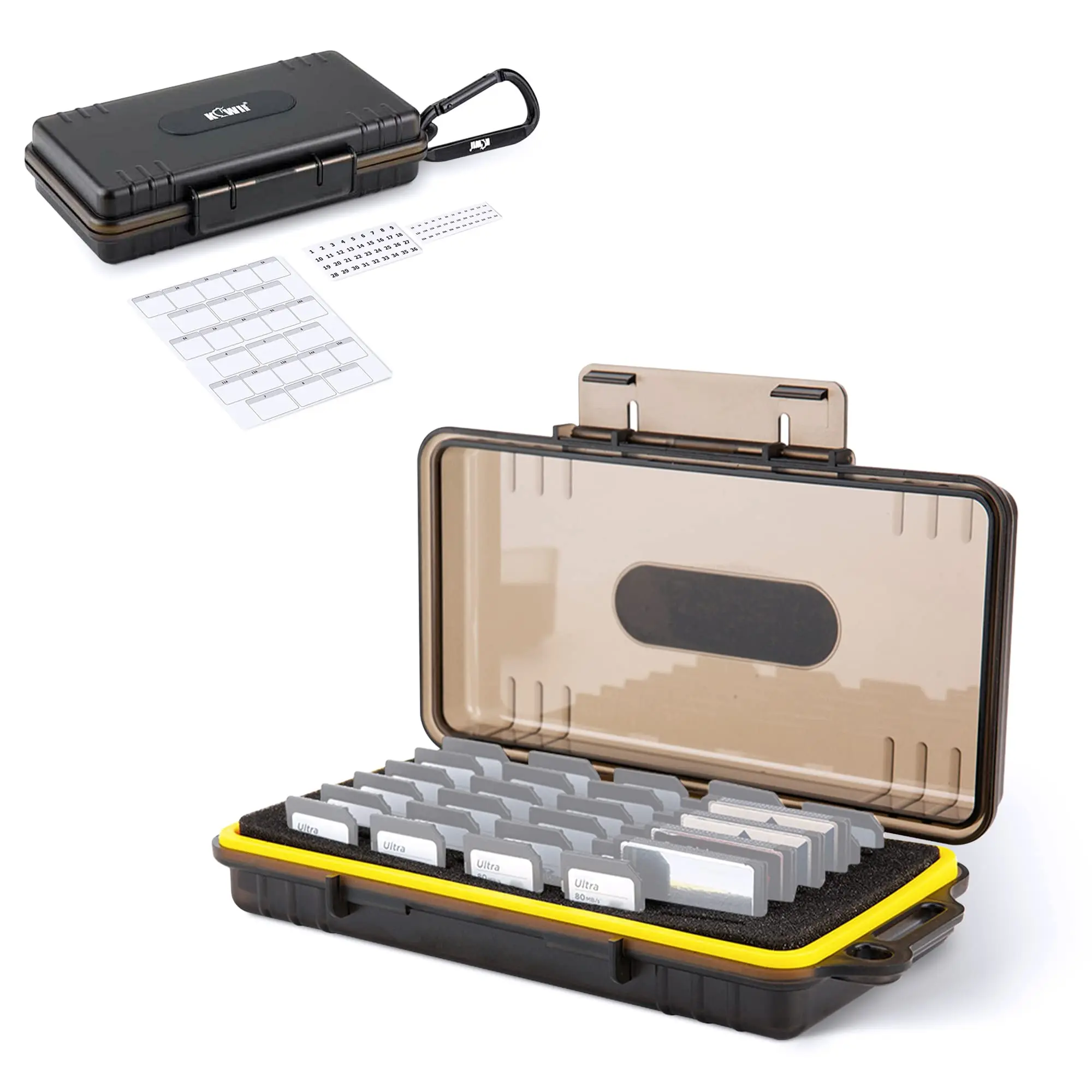 Multi Slots Durable Memory Card Case Organizer for SD SDHC SDXC Cfexpress Type A NS PSV PS Vita for Nintendo Switch Game Cards