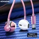 Type C&3.5mm HIFI Stereo Wired Earphones Heavy Bass In-ear Headphones with Mic Earbuds Noise