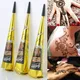 1 Pcs Henna Tattoo Paste Black Brown Red White Henna Cones Indian For Temporary Tattoo Sticker Body