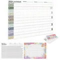 2024 Year Calendar Daily Weekly Monthly Planner Calendar To-do List Stationery Home Office School