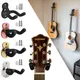 Metal Guitar Hanger Hook Wall Mount Non-slip Stand Display Rack For Electric Guitar Violin Ukulele