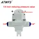 ATWFS Pressure Regulator RO Water Purifier Parts Water Pressure Switch 1/4'' Connection Regulator