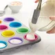 12Pcs Kitchen Colored Silicone Cake Cup Liner Baking Cup Mold Muffin Round Cakecup Cake Tool