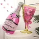 2PCs Wine Bottles Glass Aluminum Film Balloons Champagne Glass Balloons Birthday Party