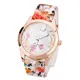 Watches Women Fashion Watch 2020 Ladies Watch Silicone Printed Flower Causal Quartz Wrist Watches