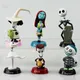 6PCS Set The Nightmare Before Christmas Action Figure Toys Jack Skellington Sally Finkelstein Lock