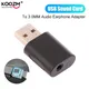 USB Sound Card USB To 3.0mm 3.5mm Audio Earphone Adapter External Sound Card 7.1 Audio Card For Mic