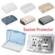 1PC 86 Type Double Socket Protector Electric Plug Cover Child Safety Box Waterproof Box Bathroom