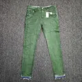 Purple Green Fanfare Color Coated Gradient Low Rise Skinny Jeans
