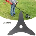 Lawn Mower Tool 3T 255mm Diameter Metal Lawn Mower Brush Cutter Blade Mower Strimmer Trimmer
