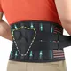 Anti-skid Lumbar Support Adjustable Lower Back Support Belt for Work Back Pain Relief Waist Support