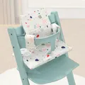 Baby Seat Cushion For Highchair Stokke Tripp Trapp Growth Stool Dinner Chair With Backrest Cloth