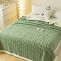 Winter Blanket Thickened Warm Lamb Wool Leisure Blanket Home Warm Thick Soft Bed Cover Knee For