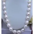 GENUINE HUGE 12-14MM NATURAL WHITE BAROQUE PEARL NECKLACE 40cm 45cm 50cm 55cm 60cm 70cm 90cm 110cm