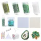 A Set Seed Bead embroidery Kits Sewing Embroidery Supplies Non-woven fabric Jewelry Making DIY hand