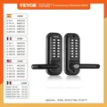 VEVOR Mechanical Keyless Entry Door Lock Single/Double -Sided 14 Digit Keypad and Handle Embedded