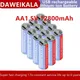 Daweikala New AA USB rechargeable Li ion battery 1.5V AA12800mah watch for toys MP3 player