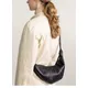 Ox horn bag new leather niche commuting versatile diagonal cross dumpling bag simple and casual