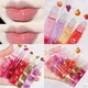 Fruit Lip Gloss Transparent Lip Oil Moisturizing Reducing Lip Lines Nourishes Lips Waterproof
