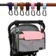 Baby Stroller Hook Fashion PU Leather Adjustable Pram Hook Cart Organizer Diaper Bag Hanger Children