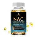 NAC Glutathione Capsules Vitamin B6 Vitamin B12 Selenium for Women and Men Beauty Health Free