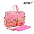 New Arrival Waterproof Nappy Bag 210D Nylon Baby Diaper Bag Multipurpose Mommy Changing Bag