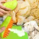 New Cat Dog Grooming Comb Electric Spray Water Spray Kitten Pet Comb Soft Silicone Depilation Cats