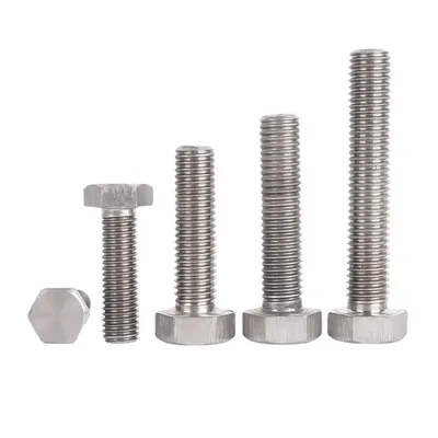 1pc M6 M8 M10 M12 M14 M16 M18 M20 x 10 12 15 20 25 30 35 40-200 mm TA2 GR2 Titanium Hex Head Screw