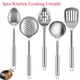 5Pcs Kitchen Cooking Utensils Set Stainless Steel Shovel Soup Spoon Spatula Utensils Dinnerware