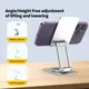 Mobile Phone Holder Metal 360° Rotating Tablet Stand Use for Ipad Laptop Cellphone Smartphone