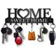 1pc Wall Mounted Sweet Home Decorative Key Holder Key Wall Hook Creative Key Holder For Front Door