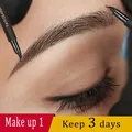 Keep 3days Liquid Eyebrow Pencil Tattoo 0.01MM Ultra Thin Head Fine EyeLiner Pen Waterproof Long
