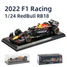 Bburago 1:24 2022 Oracle Red Bull RB18 Raing Winner Abu Dhabi Grand Prix Max verpunpen Formula Car