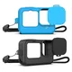 For GoPro Hero 12 11 Silicone Case Drop-proof Protective Case with Lanyard Lens Cap For GOPRO 12 11