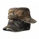 Men Camouflage Adjustable Flat Caps Sunscreen Baseball Hat for Outdoor Sports Hiking Dad Hat Trucker