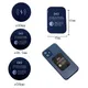 2pcs Metal Plate Disk Sheets For Wireless Charger Magnet Plate Disk For Mobile Phone Holder Car