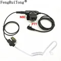Covert Tubo Acustico NATO Spina Auricolare auricolare U94 PTT Mic per Baofeng UV-5R BF-888S UV5R GT-3TP Kenwood PUXING TYT HYT Radio
