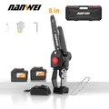 NANWEI Brushless Cordless 6/8 inch Lithium Ion Battery Handheld Chain Saw Logging Universal Electric