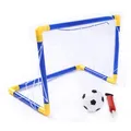 Mini Football Goal Post Net with Pump Kit Playground Kindergarten Sport Removable Training Toys