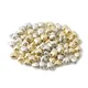 100pcs/Lot CCB Heart Shape Charms Gold/Rhodium Color Spacer Bead Pendants for Jewelry Making DIY