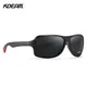 KDEAM Oversized Men Sunglasses Sports Ultra Light TR90 Frame Polarized Sun Glasses With Hard Case +