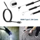 Type c Usb Endoscope Camera 8mm 720P 8led Waterproof Snake Endoscopic Inspection Hard Tube Camera