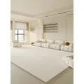 French Style Large Area Living Room Minimalist Carpets Cream Beige Bedroom Bedside Carpet Cloakroom