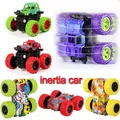 Toys Car Four-wheel Drive Off-road Vehicle Stunt Dump Cars Double-Side Inertia Car Boy Toy Car Pull